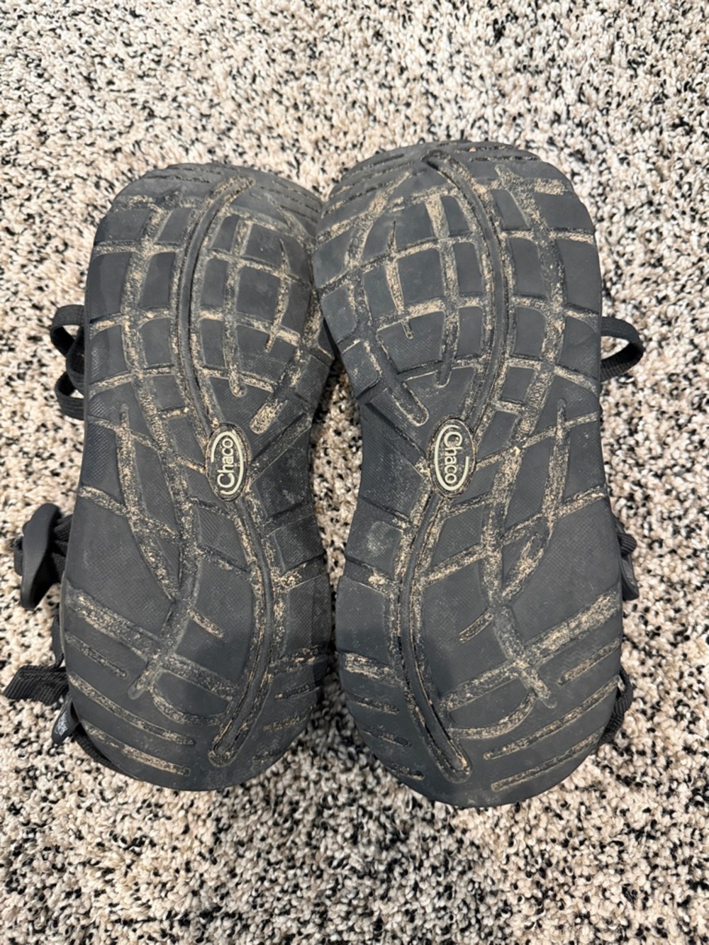 Chaco Black Strappy Sandals Women’s Size 7 Woven Crisscross Straps - Picture 5 of 6